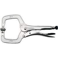 Pince en C &agrave; verrouillage ultra-robuste avec patin pivotant, Capacit&eacute; de 11" (279 mm) Helyx Safety & Industrial Supplies