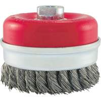 Knot Banded Cup Brush, 4" Dia. x 5/8"-11 Arbor Helyx Safety & Industrial Supplies