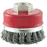 CKB2201T Knotted Cup Brush, 2-3/4" Dia. x 5/8"-11 Arbor Helyx Safety & Industrial Supplies
