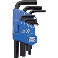 JHK-9M Short Arm Hex Key Set, 9 Pcs., Metric Helyx Safety & Industrial Supplies