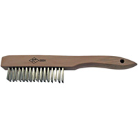 Brosse &agrave; r&eacute;curer, Acier inoxydable, 4 x 16 rangs de fils Helyx Safety & Industrial Supplies