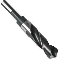 1/2" Reduced 3-Flat Shank Drill Bit, 33/64", High Speed Steel, 3" Flute, 118° Point Helyx Safety & Industrial Supplies