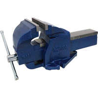 Cast Ductile Iron Bench Vise, 6" Jaw Width, 3-3/4" Throat Depth Helyx Safety & Industrial Supplies