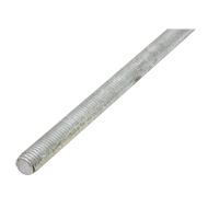 Tige filet&eacute;e, 1/4"-20, 36" lo, Galvanis&eacute;, Grade Calibre 2 Helyx Safety & Industrial Supplies