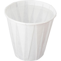 Gobelet pliss&eacute;, Papier, 5 oz, Blanc Helyx Safety & Industrial Supplies