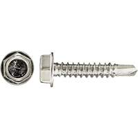 Vis taraud&eacute;es hex HD Drill-X 100 mcx, #12 dia., 1-1/4" lo, Zingu&eacute; Helyx Safety & Industrial Supplies