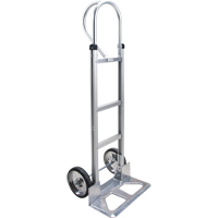 Knocked Down Hand Truck, P-Handle Handle, Aluminum, 52-1/8" Height, 500 lbs. Capacity Helyx Safety & Industrial Supplies