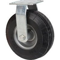 Flat-Free Casters, Rigid, 8" (203.2 mm), Flat-Free, 275 lbs. (125 kg.) Helyx Safety & Industrial Supplies
