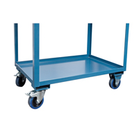 Chariots de service mobiles, 2 Tiers, 24" la x 57" h x 40" p, Capacit&eacute; 1200 lb Helyx Safety & Industrial Supplies