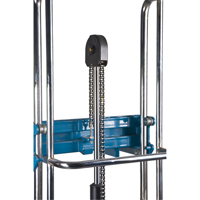 Hydraulic Platform Lift Stacker, Foot Pump Operated, 880 lbs. Capacity, 60" Max Lift Helyx Safety & Industrial Supplies