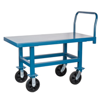 Elevated Platform Trucks, 48" L x 24" W, 2000 lbs. Capacity, Nylon Casters Helyx Safety & Industrial Supplies