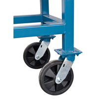 Elevated Platform Trucks, 48" L x 24" W, 2000 lbs. Capacity, Nylon Casters Helyx Safety & Industrial Supplies
