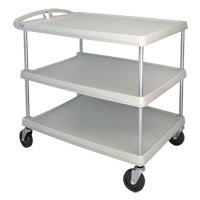 Chariot utilitaire myCart, 3 tiers, 26" x 36-7/8" x 36", Capacit&eacute; 500 lb Helyx Safety & Industrial Supplies