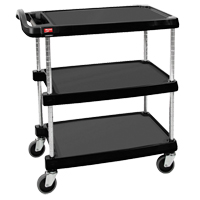 Chariot utilitaire myCart, 3 tiers, 16" x 35-1/2" x 27", Capacit&eacute; 400 lb Helyx Safety & Industrial Supplies