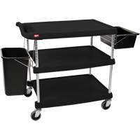 Chariot utilitaire myCart, 3 tiers, 20" x 35-1/2" x 30", Capacit&eacute; 400 lb Helyx Safety & Industrial Supplies