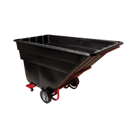 Tilt Truck, Polyethylene, 1-1/2 cu. yd., 1200 lbs. Load Capacity Helyx Safety & Industrial Supplies