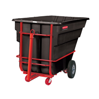 Tilt Truck, Polyethylene, 1-1/2 cu. yd., 2100 lbs. Load Capacity Helyx Safety & Industrial Supplies