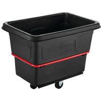 Chariot utilitaire &agrave; usage intensif, Plastique recycl&eacute; noir, 26"/38-3/8" lo x 26"/38-2/5" la x 28-1/4"/28-3-10" h, Volume 8 pi³, Capacit&eacute; 700 lb Helyx Safety & Industrial Supplies