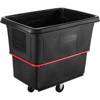 Chariot utilitaire &agrave; usage intensif, Plastique recycl&eacute; noir, 44-3/8" lo x 31" la x 38-1/4" h, Volume 16 pi³, Capacit&eacute; 1000 lb Helyx Safety & Industrial Supplies