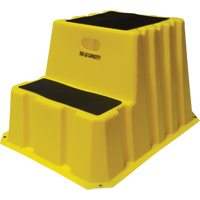 Escabeaux emboîtables industriels, 2 marches, 32-3/4" x 25-3/4" x Hauteur 20-1/2" Helyx Safety & Industrial Supplies