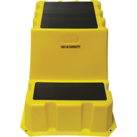 Escabeaux emboîtables industriels, 2 marches, 32-3/4" x 25-3/4" x Hauteur 20-1/2" Helyx Safety & Industrial Supplies