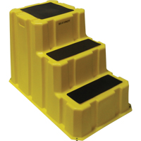 Nestable Industrial Step Stools, 3 Steps, 42" x 25-3/4" x 29" High Helyx Safety & Industrial Supplies