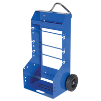 Chariot portatif pour mat&eacute;riaux bobin&eacute;s, Acier, 4 Montants, 29" la x 47-5/16" h x 21-7/8" p, Capacit&eacute; de 300 lb Helyx Safety & Industrial Supplies