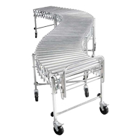 Convoyeurs extensibles/flexibles, 18" la x 12' 10" lo, Capacit&eacute; de 200 lb par pi lin. Helyx Safety & Industrial Supplies