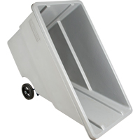 Chariot basculeur en acier, Poly&eacute;thyl&egrave;ne, 0,625 vg³, Capacit&eacute; de charge de 500 lb Helyx Safety & Industrial Supplies