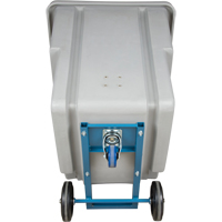 Chariot basculeur en acier, Poly&eacute;thyl&egrave;ne, 0,625 vg³, Capacit&eacute; de charge de 500 lb Helyx Safety & Industrial Supplies