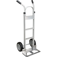 Knocked Down Hand Truck, Dual Handle, Aluminum, 50-5/8" Height, 500 lbs. Capacity Helyx Safety & Industrial Supplies