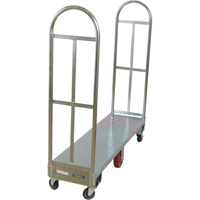 U-Boat Platform Truck, 60" L x 16" W, 1750 lbs. Capacity, Polyurethane Casters Helyx Safety & Industrial Supplies