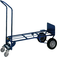 Deluxe Industrial Convertible Hand Truck, Steel, 1000 lbs. Capacity Helyx Safety & Industrial Supplies