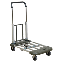 Chariot &agrave; plateforme t&eacute;l&eacute;pliante, Aluminium, 330 lb, 29-1/2" lo x 17-1/2" la, Hauteur 36-1/2" Helyx Safety & Industrial Supplies