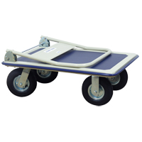 Chariot &agrave; plateforme avec poign&eacute;e pliante, Acier, 660 lb, 35" lo x 23" la, Hauteur 43,5" Helyx Safety & Industrial Supplies