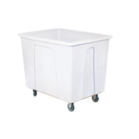 Caisson, Poly&eacute;thyl&egrave;ne blanc, 46" lo x 34" la x 40" h, Volume 25 pi³, Capacit&eacute; 600 lb Helyx Safety & Industrial Supplies