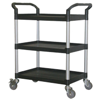 Chariot utilitaire, 3 tiers, 33-1/2" x 39-3/8" x 19", Capacit&eacute; 300 lb Helyx Safety & Industrial Supplies