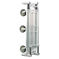 Chariot de livraison en vrac pliant en aluminium U-Boat, 18" la x 61" lo, 1200 lb cap, Roues Polyur&eacute;thane Helyx Safety & Industrial Supplies