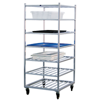 Chariot &agrave; tablettes, 7 Tiers, 28-1/2" la x 69" h x 32" p, Capacit&eacute; 525 lb Helyx Safety & Industrial Supplies