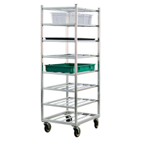 Chariot &agrave; tablettes, 8 Tiers, 20-7/8" la x 67" h x 27" p, Capacit&eacute; 600 lb Helyx Safety & Industrial Supplies
