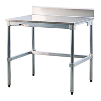 &eacute;tabli avec dessus en acier inoxydable Helyx Safety & Industrial Supplies