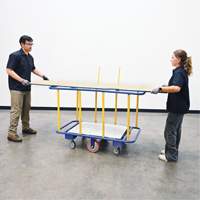 Horizontal Panel Cart, 63-7/16" x 28-1/2" x 40-15/16", 2000 lbs. Capacity Helyx Safety & Industrial Supplies