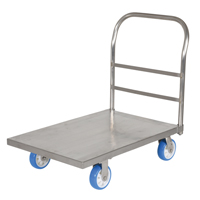 Platform Truck, 36" L x 24" W, 2000 lbs. Capacity, Polyurethane Casters Helyx Safety & Industrial Supplies
