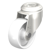 Stainless Steel Nylon Caster, Swivel, 3-1/8" (79.5 mm) Dia., 265 lbs. (120 kg.) Capacity Helyx Safety & Industrial Supplies