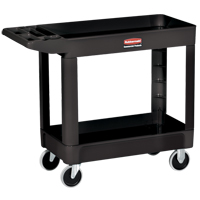 Chariot utilitaire robuste - 4500-89, 2 tiers, 25-7/8" x 33-1/4" x 45-1/4", Capacit&eacute; 500 lb Helyx Safety & Industrial Supplies