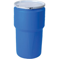 Nestable Polyethylene Drum, 14 US gal (11.7 imp. gal.), Open Top, Blue Helyx Safety & Industrial Supplies