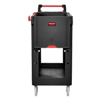 Chariot utilitaire robuste et polyvalent, 2 tiers, 17-3/4" x 36" x 46-1/5", Capacit&eacute; 500 lb Helyx Safety & Industrial Supplies