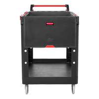 Chariot utilitaire robuste et polyvalent, 2 tiers, 25-1/5" x 36" x 51-1/2", Capacit&eacute; 500 lb Helyx Safety & Industrial Supplies