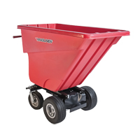 Chariot &agrave; bascule motoris&eacute;, Capacit&eacute; 13.5 cu.ft., 45" h x 27" la x 68" p Helyx Safety & Industrial Supplies