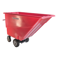 Chariot &agrave; bascule motoris&eacute;, Capacit&eacute; 27 cu. ft., 51" h x 81" la x 33" p Helyx Safety & Industrial Supplies